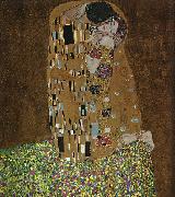 Gustav Klimt The Kiss oil on canvas